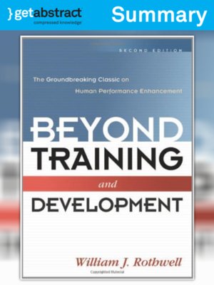 cover image of Beyond Training and Development (Summary)